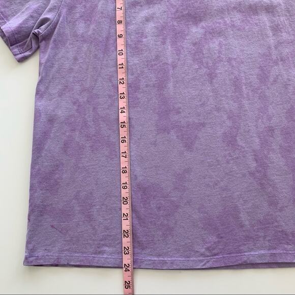 Somewhere West Purple Tie Dye Short Sleeve T-Shirt Large - Picture 4 of 7